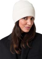 🧣 stay warm and stylish with style republic women’s ribbed beanie – 100% cashmere, soft & stretchy winter hat logo