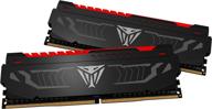 🔴 patriot viper led ddr4 3000 mhz 8gb (2x4gb) dram kit red - high performance and striking led design логотип