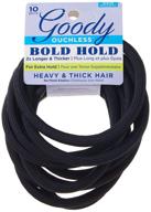 🎀 goody ouchless xl &amp; extra thick hair elastics, 10 pack logo
