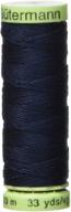 🧵 gutermann top stitch heavy duty thread-navy blue, 33 yards - enhanced seo logo