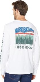 img 1 attached to Life Good Sleeve Crusher T Shirt Men's Clothing