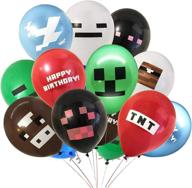 🎈 grab these 24 pcs party balloons for a epic minecraft video games celebration and sandbox theme party decoration! логотип