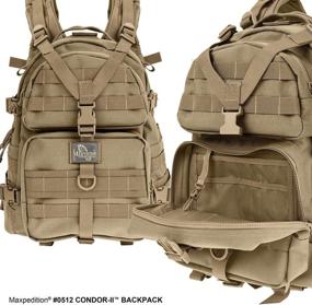 img 1 attached to 🎒 Maxpedition 0512 Condor II Backpack Khaki: Ultimate Performance and Style