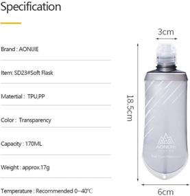 img 3 attached to AONIJIE Refillable Collapsible Nutrition Marathon