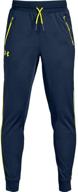 stylish comfort: under armour boys' pennant tapered pants logo