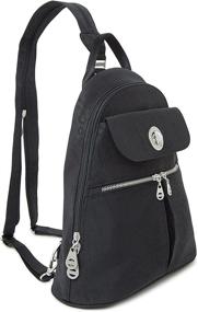 img 2 attached to 🎒 Black Convertible Backpack by Baggallini Naples