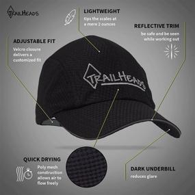 img 3 attached to 🏃 TrailHeads Race Day Performance Running Hat: Lightweight, Quick Dry Sport Cap for Men - Stay Cool and Comfortable on the Track