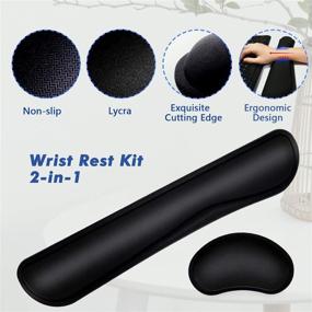 img 1 attached to Keyboard Support Ergonomic Lightweight Anti Skid