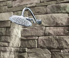 img 1 attached to 🚿 Moen S1311 Isabel 8-Inch Two-Function Showerhead: Immersion Technology, 2.5 GPM Flow Rate, Chrome Finish