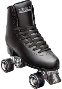 img 4 attached to 🚀 Impala Rollerskates Quad Skate - Black 12 (US Men's 10, Women's 12) M - Big Kid/Adult