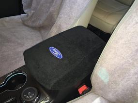 img 1 attached to 🚗 Seat Armour KAFORX10-15 Custom Fit Ford Explorer Console Cover - Officially Licensed with Embroidered Logo - Black