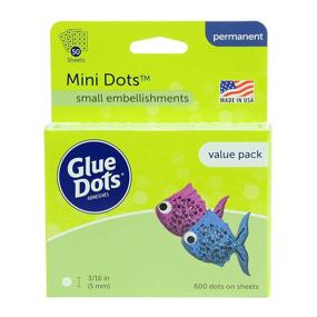 img 4 attached to 🔖 Clear Mini Dots Adhesive Value Pack Sheets, 3/16 Inch - Glue Dots GLU32634