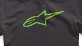 img 1 attached to 👕 Grab Stylish Alpinestars Boys Ageless Clothing for Tops, Tees & Shirts in Black Green!