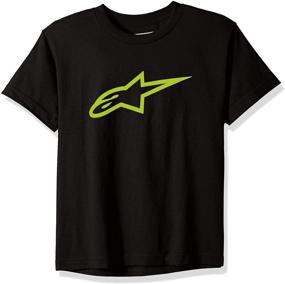 img 2 attached to 👕 Grab Stylish Alpinestars Boys Ageless Clothing for Tops, Tees & Shirts in Black Green!