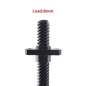 img 3 attached to 🔄 BCZAMD 3D Printer Z Axis Upgrade Parts: T8 PTFE Teflo Lead Screw, Extended Length 367Mm/ 14