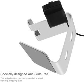 img 2 attached to 🔌 Tranesca 2-in-1 Charger for Fitbit Versa 2 - Charging Stand & Dock for Versa 2 & Cell Phone by Tranesca