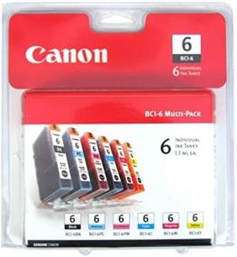 img 1 attached to 🖨️ Canon BCI-6 Multicolor Ink Pack Compatible with iP8500, iP6000D, i9900, i9100, i960, i950, i900D, S9000, S900, S830D, S820D, S820, S800, BJC 8200 - High-Quality Replacement Ink Set