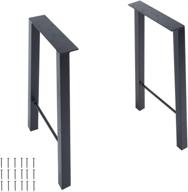 🪑 industrial metal coffee table legs: tc-home h-frame style 22 inch set of 2 logo