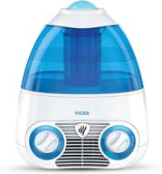 vicks starry night cool mist humidifier for medium to large rooms - 1 gallon tank, baby and kids rooms, light up star night light display, works with vicks vapopads logo