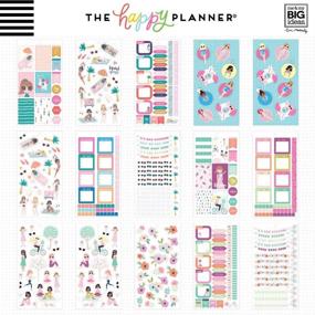 img 2 attached to me & my BIG ideas Sticker Value Pack for Classic Planner - The Happy Planner Scrapbooking Supplies - Squad Goals Theme - Multi-Color & Gold Foil Design - For Projects, Albums, and Planners - 30 Sheets, 819 Stickers