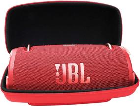 img 3 attached to Khanka Hard Travel Case Replacement For JBL Xtreme 3 Portable Waterproof Wireless Bluetooth Speaker (Red)