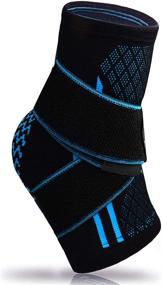 img 4 attached to 🧦 Optimized Plantar Fasciitis Sock: Arch Support, Swelling Relief, Achilles Tendon & Ankle Brace Sleeve with Compression - Effective Joint & Foot Pain Relief, Heel Spurs Reduction - Single