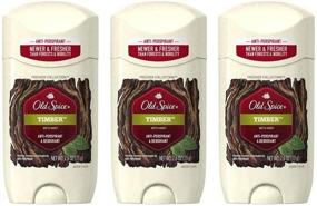 img 1 attached to Old Spice Timber Invisible Solid Antiperspirant & Deodorant - Fresher Collection 2.6oz (Pack of 3)