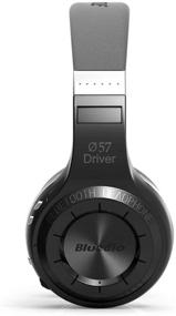img 1 attached to 🎧 Bluedio H-Turbine Wireless Bluetooth 5.0 Headphones with Powerful Bass, Over-ear Headset, Built-in Microphone - Global Release (Black) [Retail Packaging]