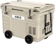 iceco jp60 pro with wheels: 3-in-1 refrigerator, 12v portable fridge freezer cooler for car & home use – 60l capacity, rotomolded construction, secop powered, ac/dc 12/24v, ac 110/240v, ideal for camping, travel, rv (with wheels) логотип