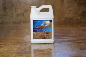 img 1 attached to 🔷 Black Diamond Stoneworks Limestone and Travertine Floor Cleaner: Natural Stone, Marble, Slate, Polished Concrete, Honed or Tumbled Surfaces. Concentrated pH Neutral Formula. 1 Gallon