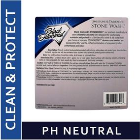 img 3 attached to 🔷 Black Diamond Stoneworks Limestone and Travertine Floor Cleaner: Natural Stone, Marble, Slate, Polished Concrete, Honed or Tumbled Surfaces. Concentrated pH Neutral Formula. 1 Gallon