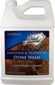 img 4 attached to 🔷 Black Diamond Stoneworks Limestone and Travertine Floor Cleaner: Natural Stone, Marble, Slate, Polished Concrete, Honed or Tumbled Surfaces. Concentrated pH Neutral Formula. 1 Gallon