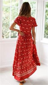 img 1 attached to PRETTYGARDEN Vintage Floral 🌸 Women's Clothing: Embrace Summer with Style!