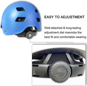 img 1 attached to Adjustable Protective Helmet for Scooter Cycling Roller Skate - UniqueFit Kids & Adults, Age 5+