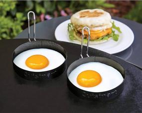 img 3 attached to 🍳 Cuisinart CGR-400 Набор Кольцевой Сетки для Гриля Ultimate 4-частей: 4 дюйма, 6 дюймов, 8 дюймов — Грили лучшего качества с антипригарным покрытием.