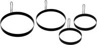🍳 cuisinart cgr-400 ultimate griddle ring set 4-piece: 4 inch, 6 inch, 8 inch - best quality non-stick griddles logo