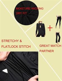 img 1 attached to Cucuchy Women's Flowy Long Sleeve Criss Cross Back Workout Shirts - Yoga Tops for Casual and Active Wear