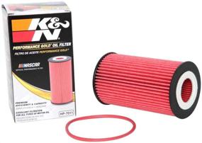 img 4 attached to 🚗 K&amp;N Premium Oil Filter for PORSCHE: Engine Protection for Select Models (HP-7011)