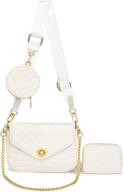 👜 stylish and compact: jeehan quilted crossbody bags for women - designer shoulder handbags for a chic small purse logo