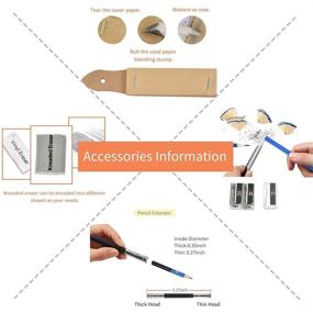 img 2 attached to Drawing Charcoal Graphite Accessories Supplies