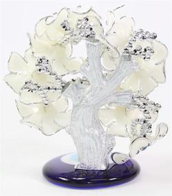 img 2 attached to 🌳 Turkish Blue Evil Eyes Money Fortune Tree Protection Good Luck Gift Home Decor - Prosperity Symbol for Wealth and Luck (White Flower 1)