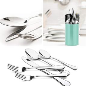 img 2 attached to HaWare Stainless Steel Restaurant Dishwasher Cutlery: Food Service Equipment & Supplies