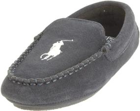 img 4 attached to 🧢 Polo Ralph Lauren Desmond Boys' Moccasin Slippers