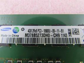 img 1 attached to 💻 Самсунг 4 ГБ PC3-10600U DDR3 1333 МГц DIMM 240 Pin память M378B5273DH0-CH9: высокопроизводительная память для более быстрого компьютера