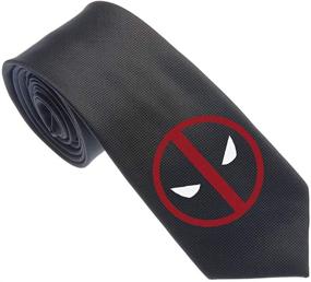 img 2 attached to 🔥 Uyoung Deadpool Symbol Black Skinny: Stylish and Edgy Superhero-Inspired Fashion