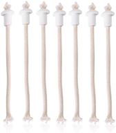 high-quality 7pcs ceramic wick replacement for oil lanterns, torch wine bottle candle lamps - heat-resistant fiber glass wick - qq510637638 логотип