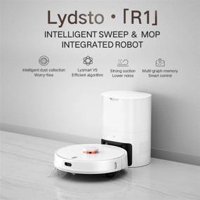 img 3 attached to 🏠 Lydsto R1 WiFi Connected Robot Vacuum and Mop with Self-Emptying Dustbin - 2700Pa Suction, Smart Floor Mapping, App Control, Ideal for Pet Hair and Carpets