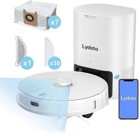 img 4 attached to 🏠 Lydsto R1 WiFi Connected Robot Vacuum and Mop with Self-Emptying Dustbin - 2700Pa Suction, Smart Floor Mapping, App Control, Ideal for Pet Hair and Carpets