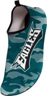 🏈 nfl team camo gym aqua shoes water sock for men by foco logo