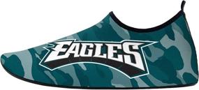 img 3 attached to 🏈 NFL Team Camo Gym Aqua Shoes Water Sock for Men by FOCO